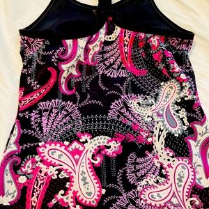 Workout top with built in bra Athleta.